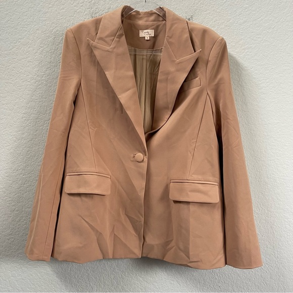 Camila Coelho Morena Blazer Nude Size Small - Picture 3 of 7